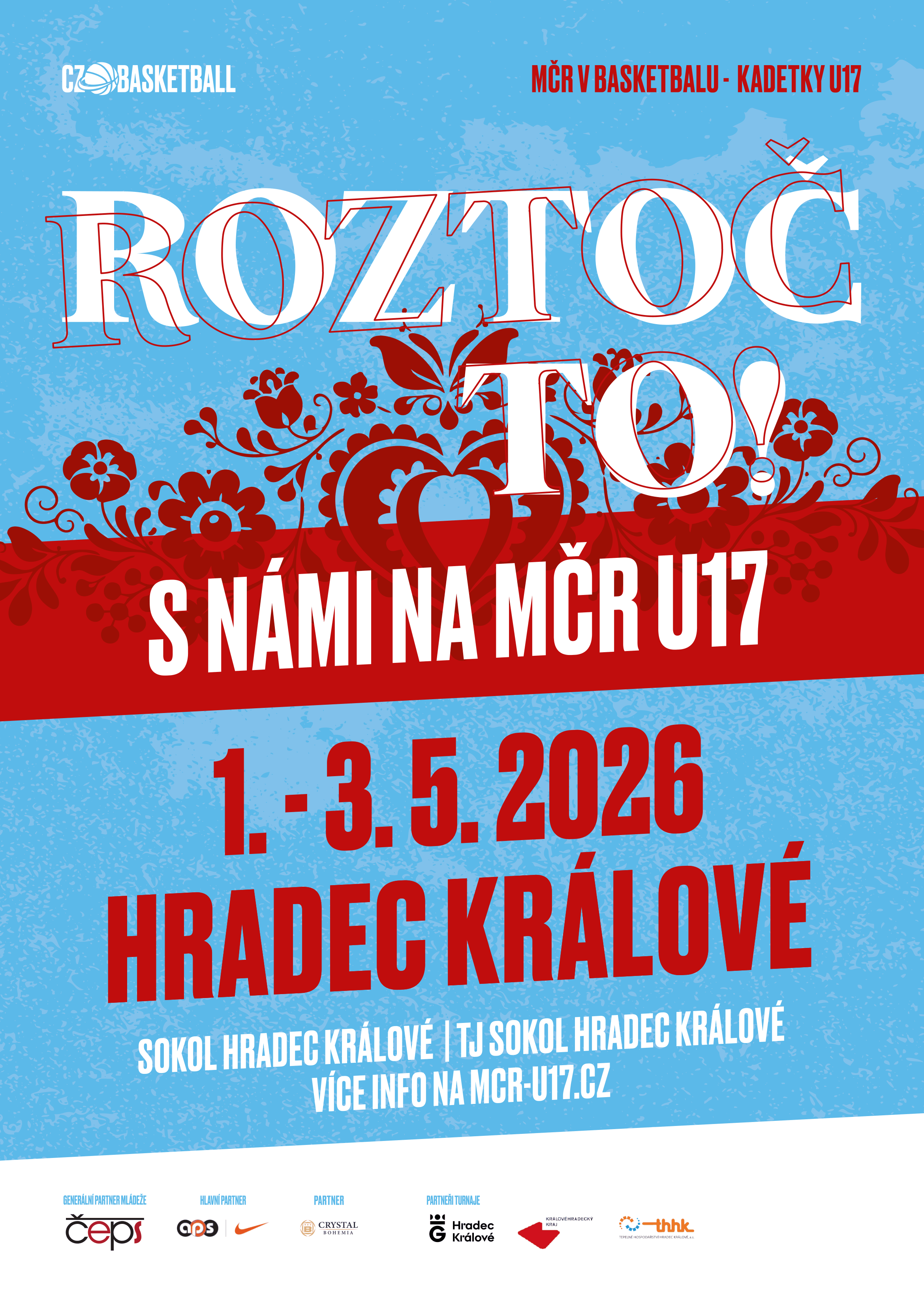 Plakát MČR U17 2026